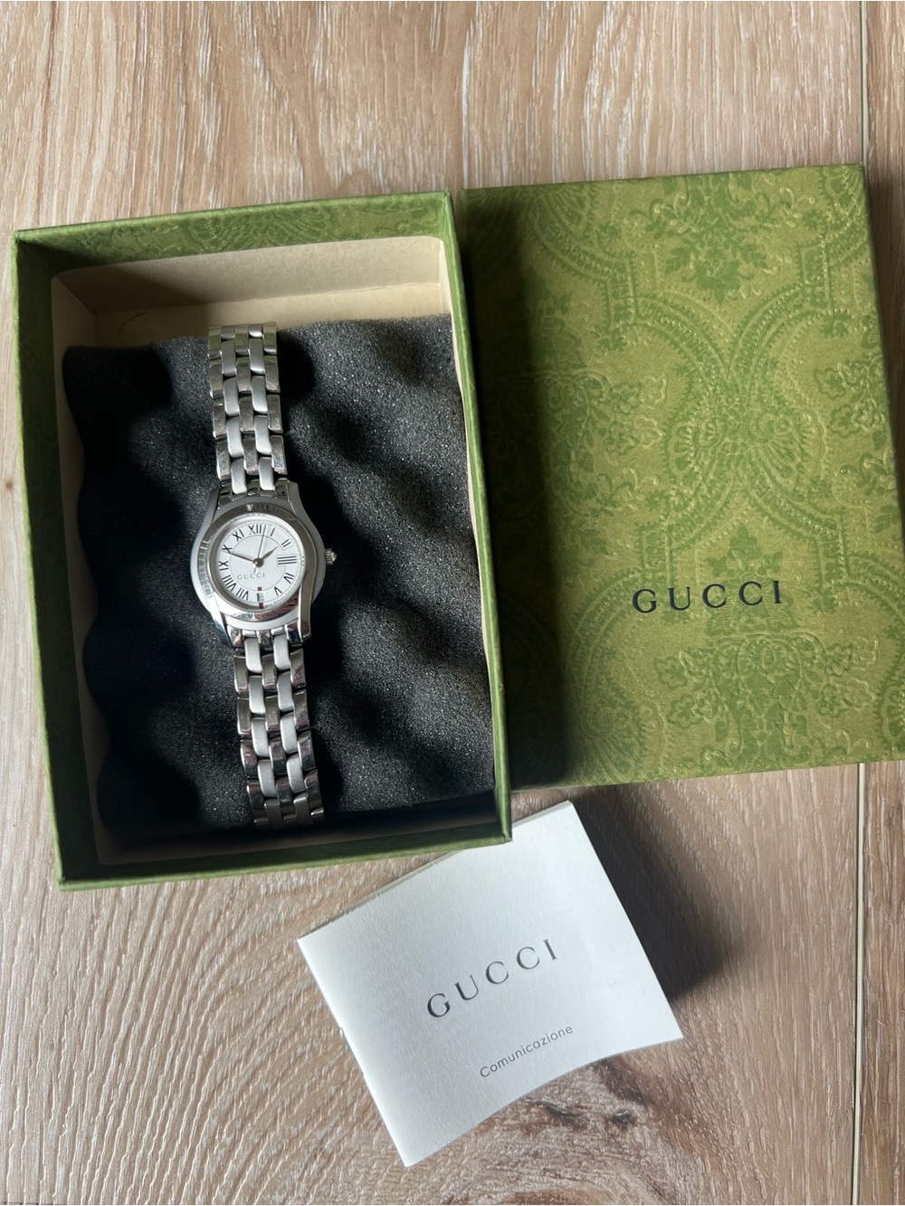 GUCCI Stainless Steel Ladies Silver Watch
